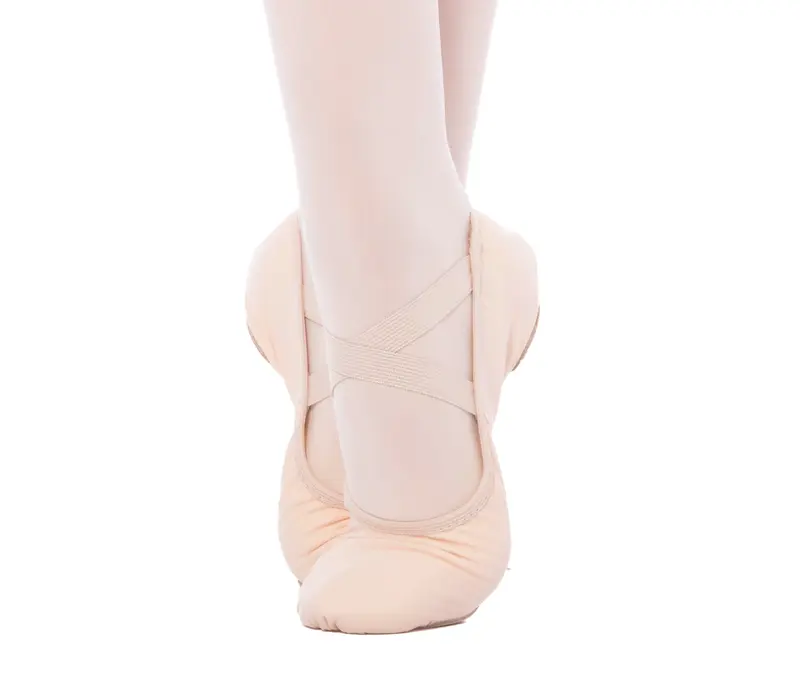 Capezio Stella, women's canvas ballet slippers - Ballet pink Capezio