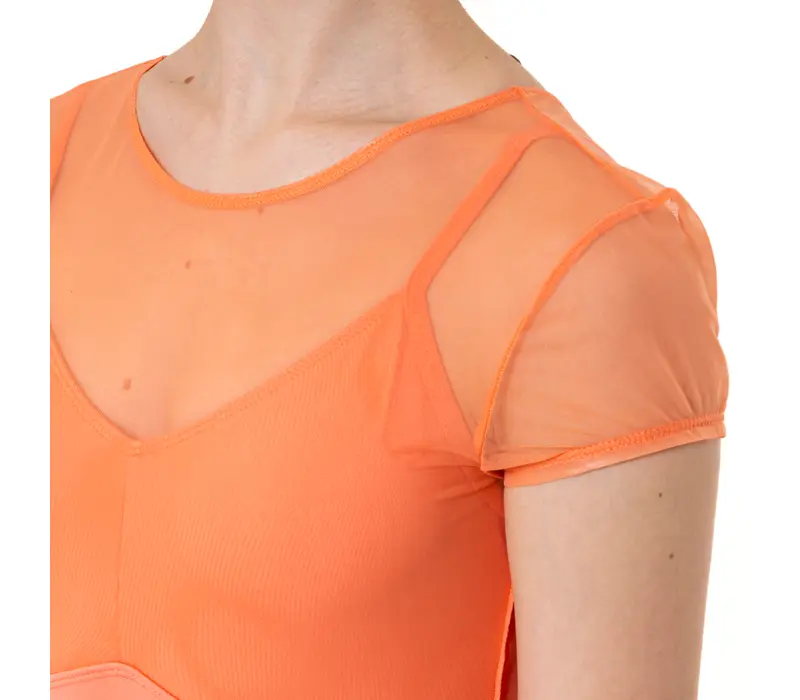 Capezio Sundown Leotard, ladies' leotard - Apricot Capezio