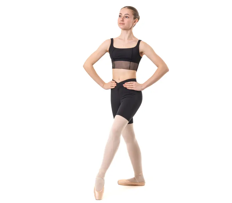 Capezio Twilight Short, Ladies' Thigh-length Shorts Capezio Twilight Short, Ladies' Thigh-length Shorts - Black