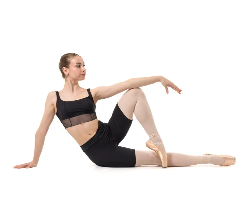 Capezio Twilight Short, Ladies' Thigh-length Shorts Capezio Twilight Short, Ladies' Thigh-length Shorts - Black
