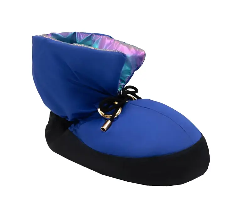 Capezio Mini Glam Warmup Booties - Metalic rainbow