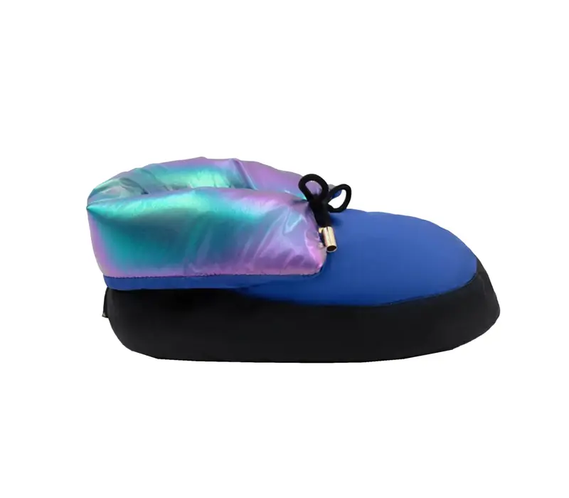Capezio Mini Glam Warmup Booties - Metalic rainbow