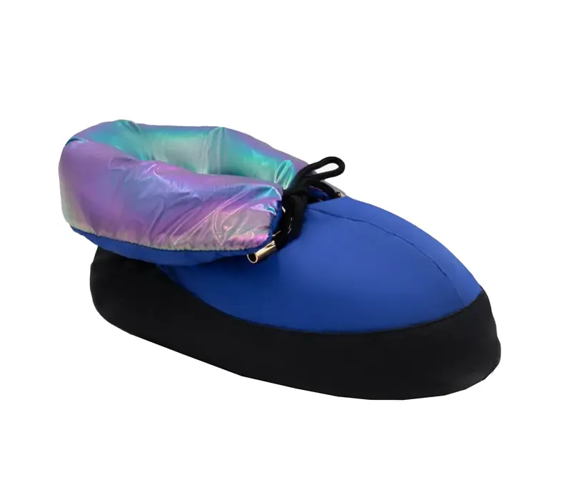 Capezio Mini Glam Warmup Booties - Metalic rainbow