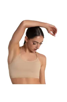 Capezio seamless longline bra for women 