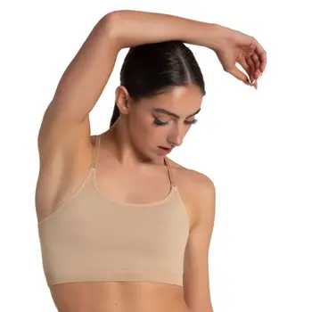 Capezio seamless longline bra for women 