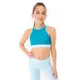 Capezio Colourblock High Neck Bra Top, sporty bra