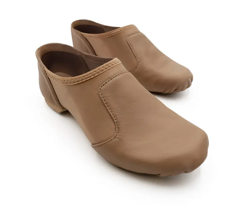 Capezio Glove jazz shoe, women's jazz shoes with an ergonomic shape - Caramel Capezio