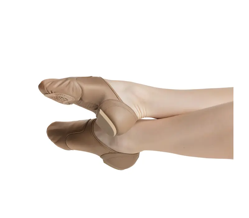 Capezio Glove jazz shoe, women's jazz shoes with an ergonomic shape - Caramel Capezio