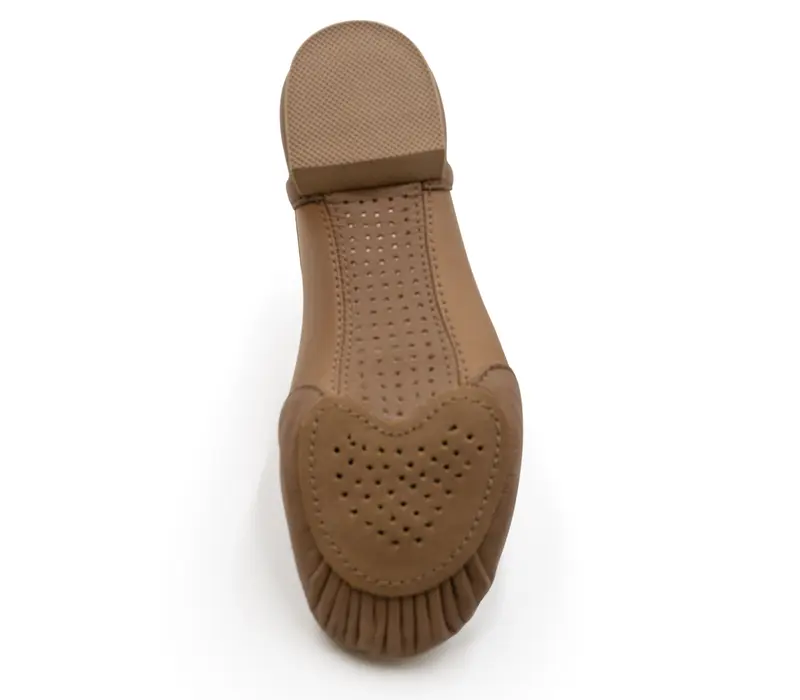 Capezio Glove jazz shoe, women's jazz shoes with an ergonomic shape - Caramel Capezio