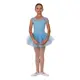 Capezio Keyhole Back Tutu Dress, a leotard with a tutu skirt for children - Light blue Capezio