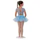 Capezio Keyhole Back Tutu Dress, a leotard with a tutu skirt for children - Light blue Capezio