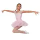 Capezio Keyhole Back Tutu Dress, a leotard with a tutu skirt for children - Pink Capezio