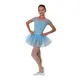 Capezio Keyhole Back Tutu Dress, a leotard with a tutu skirt for children - Light blue Capezio