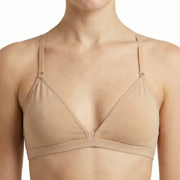 Capezio Deep Neck Clear Back, Women's Bra