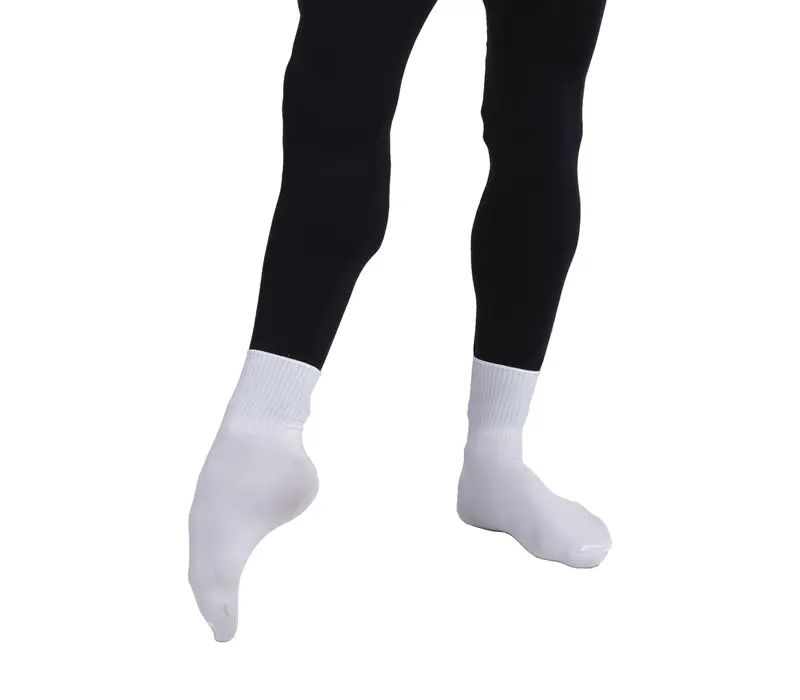Capezio Ribbed socks - White