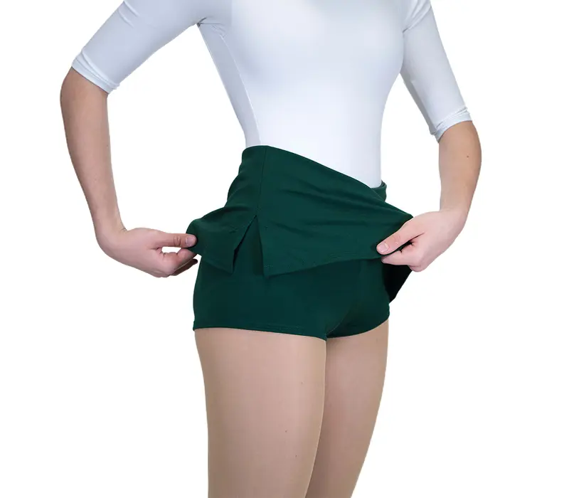 Capezio, skirt with shorts - Dark green