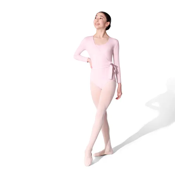 Capezio Essentials Wrap Top, girls' wrap top