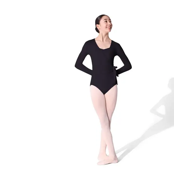 Capezio Essentials Wrap Top, girls' wrap top