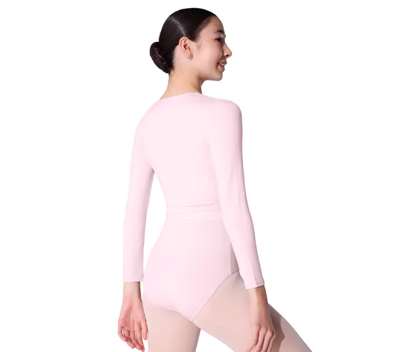 Capezio Essentials Wrap Top, girls' wrap top - Pink