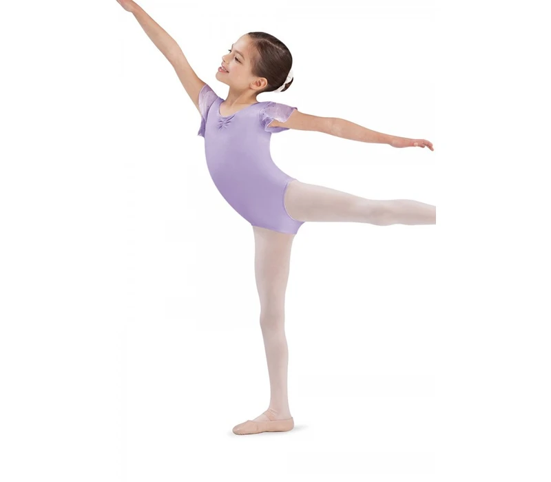 Bloch CL3732 Scarlett, Short Sleeved Leotard - Lilac