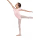 Bloch CL3732 Scarlett, Short Sleeved Leotard - Light Pink Bloch