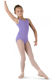 NWOT unlined tank leotard spandex  2 colors satin finish Dance small child 