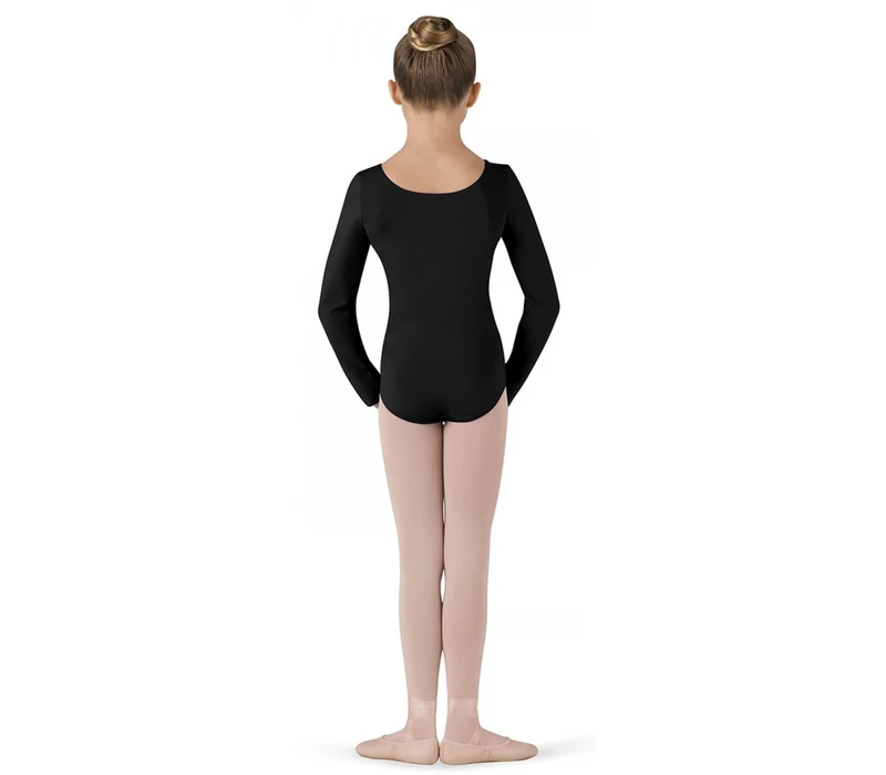 Bloch Petit, long sleeve leotard - Black