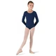 Bloch Petit, long sleeve leotard - Navy Bloch