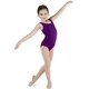 Bloch Dynamic, tank leotard for children - Aubergine Bloch