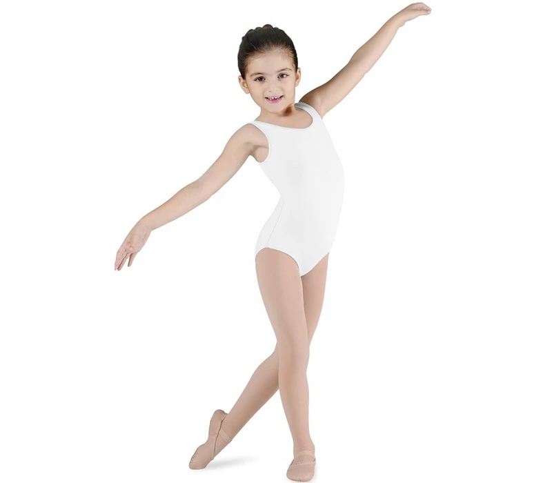 Bloch Dynamic, tank leotard for children - White