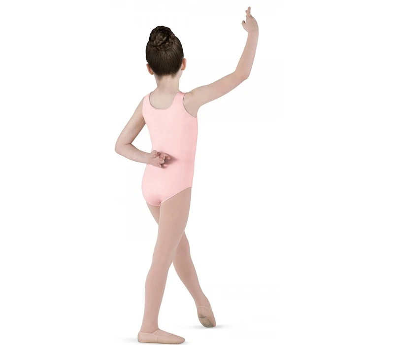 Bloch Dynamic, tank leotard for children - Light Pink Bloch