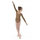 Bloch Meglio, long sleeve leotard - Almond Bloch