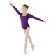 Bloch Meglio, long sleeve leotard - Aubergine Bloch