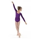 Bloch Meglio, long sleeve leotard - Aubergine Bloch