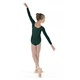 Bloch Meglio, long sleeve leotard - Forest Bloch