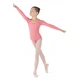 Bloch Meglio, long sleeve leotard - Coral Bloch