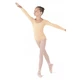 Bloch Meglio, long sleeve leotard - Nude Bloch