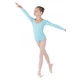 Bloch Meglio, long sleeve leotard - Pastel Blue Bloch