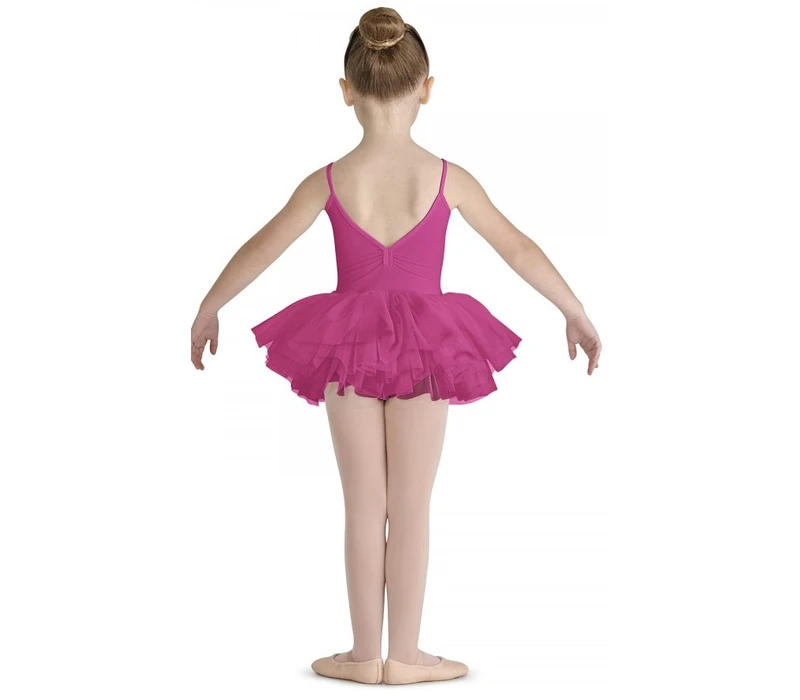 Bloch Valentine, leotard with tutu skirt for kids - Hot Pink Bloch