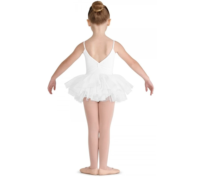 Bloch Valentine, leotard with tutu skirt for kids - White