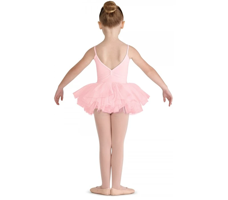 Bloch Valentine, leotard with tutu skirt for kids - Candy Pink Bloch