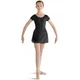 Bloch short sleeve leotard with skirt - Black