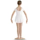 Bloch short sleeve leotard with skirt - White