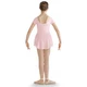 Bloch short sleeve leotard with skirt - Candy Pink Bloch