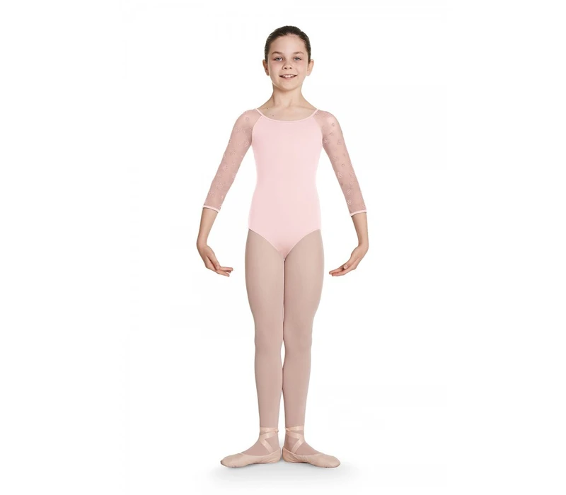 Bloch Aluin ballet leotard for children - Candy pink