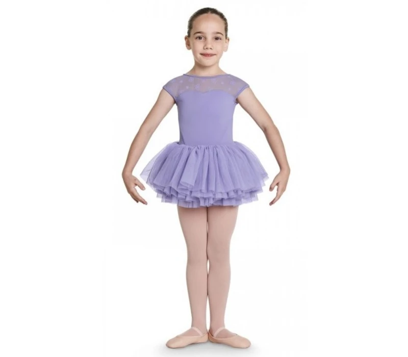 Bloch Bridine, leotard with tutu skirt for girls - Lilac