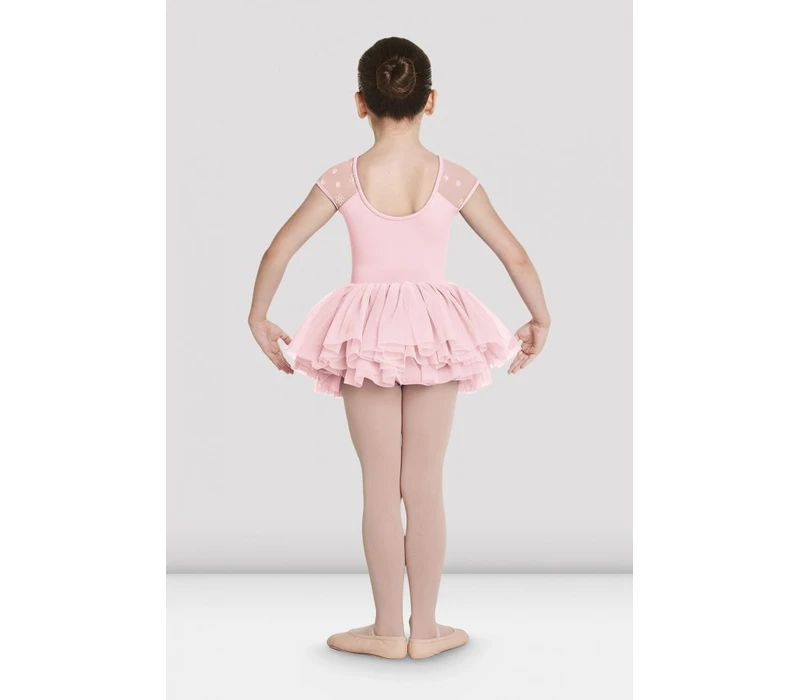 Bloch Bridine, leotard with tutu skirt for girls - Candy Pink Bloch