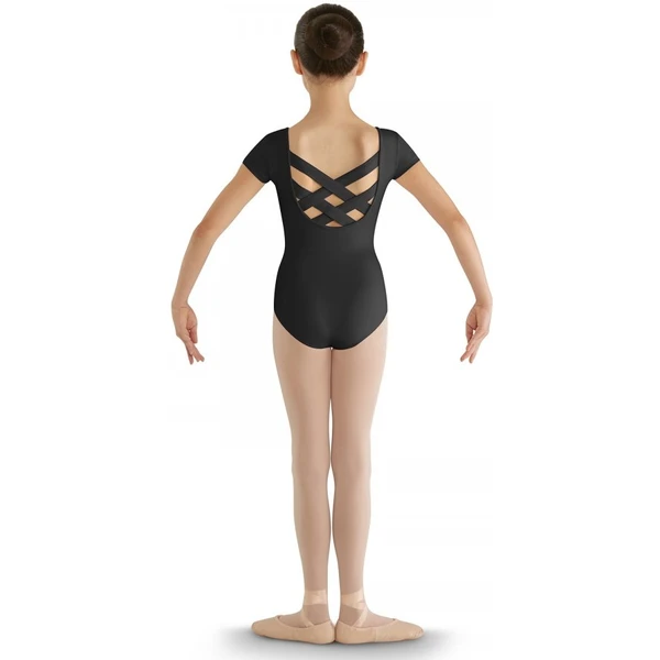 Bloch strap back cap sleeve leotard for kids