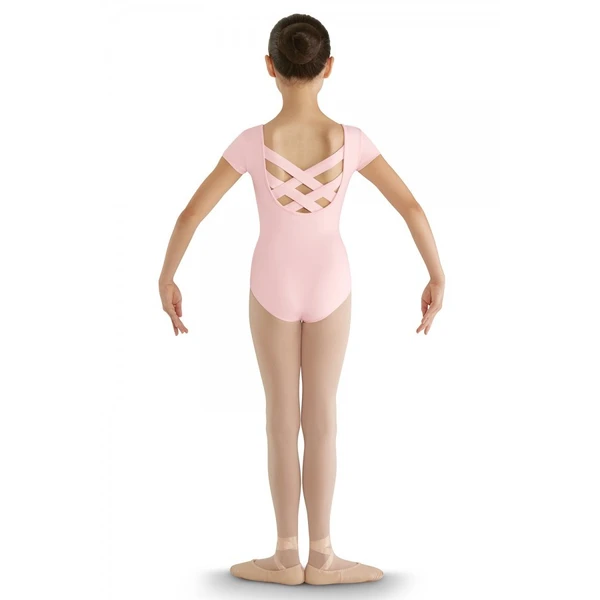 Bloch strap back cap sleeve leotard for kids