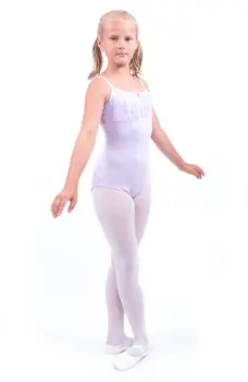 Capezio, thin strap leotard with lace